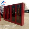 深圳双开门消防工具柜带玻璃视窗消防柜消防器材柜厂家