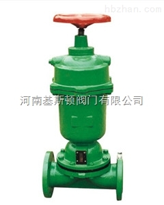 G6B41J气动衬胶隔膜阀