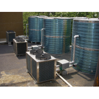 职工公共澡堂20吨空气能热泵热水系统改造