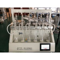 山西经济型一体化蒸馏仪JTZL-6Y风冷式循环水装置