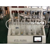 江苏自产自销全自动一体化蒸馏仪JTZL-6功率可调