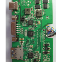 深圳禾川兴科技Type C转HUB  HDMI VGA 方案