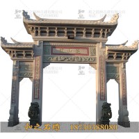 宁波市天然石材寺庙石雕牌坊 石牌坊制作方法 牌坊石雕