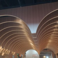 天津艺术木纹穿孔铝板 施工队安装多年经验