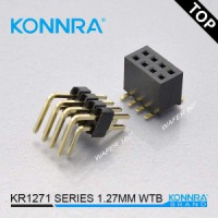 KR1271 双排DIP板对板连接器仿杜邦PH1.27连接件