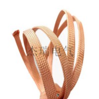 镀锡铜编织线 伸缩编织屏蔽网套 防波套 扁平铜带