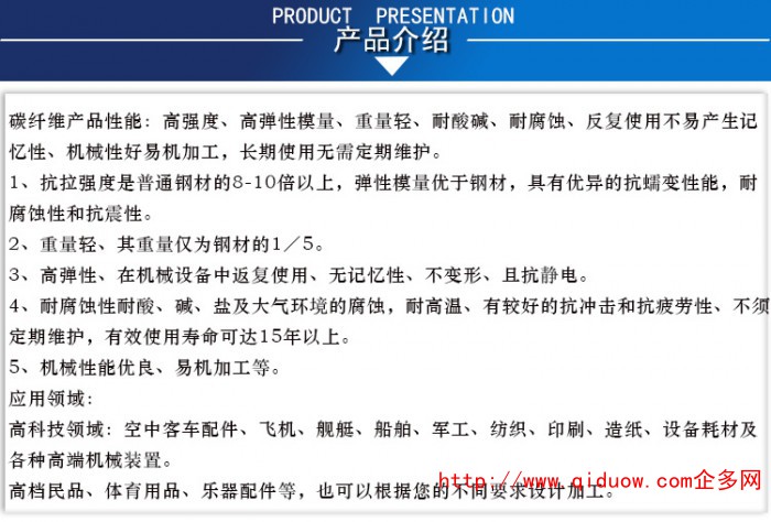 制品介绍